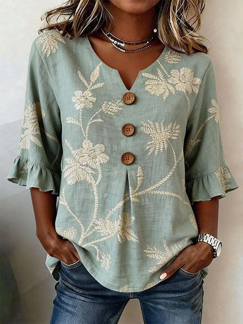 Women'S Casual Printed Shirt